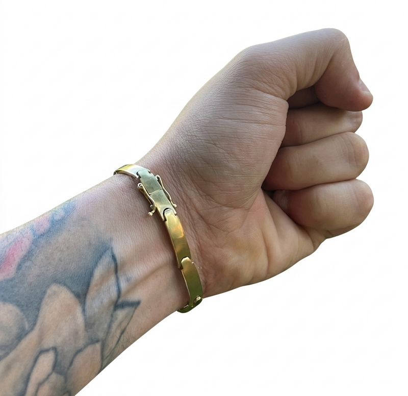 Bracelete Pulseira 6mm 100% Moeda Antiga